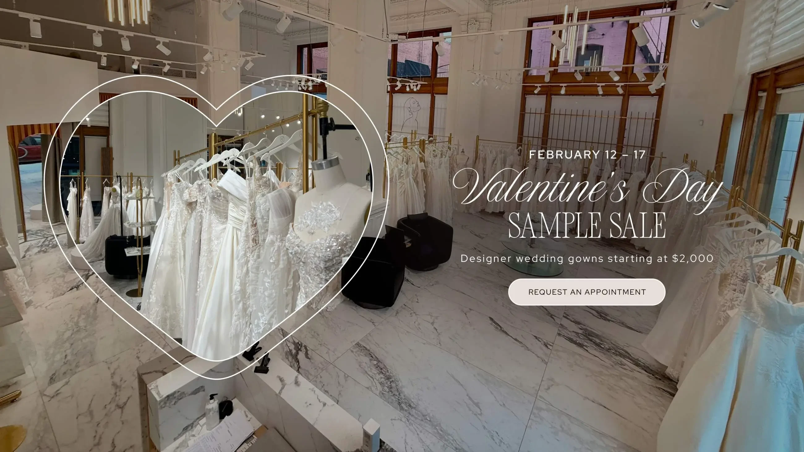 Valentine's Day Sample Sale - Desktop