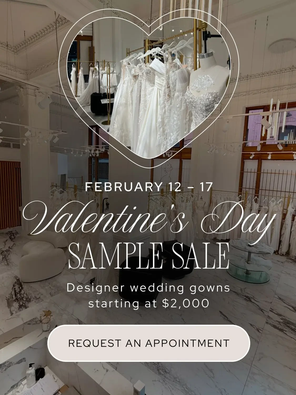 Valentine's Day Sample Sale - Mobile